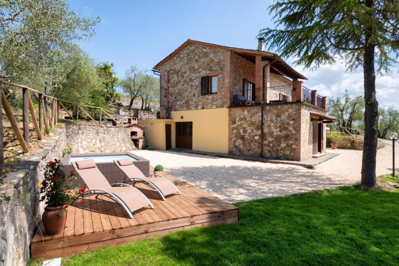 Villa Il Campo Degli Ulivi Ponte A Bozzone Exteriör bild