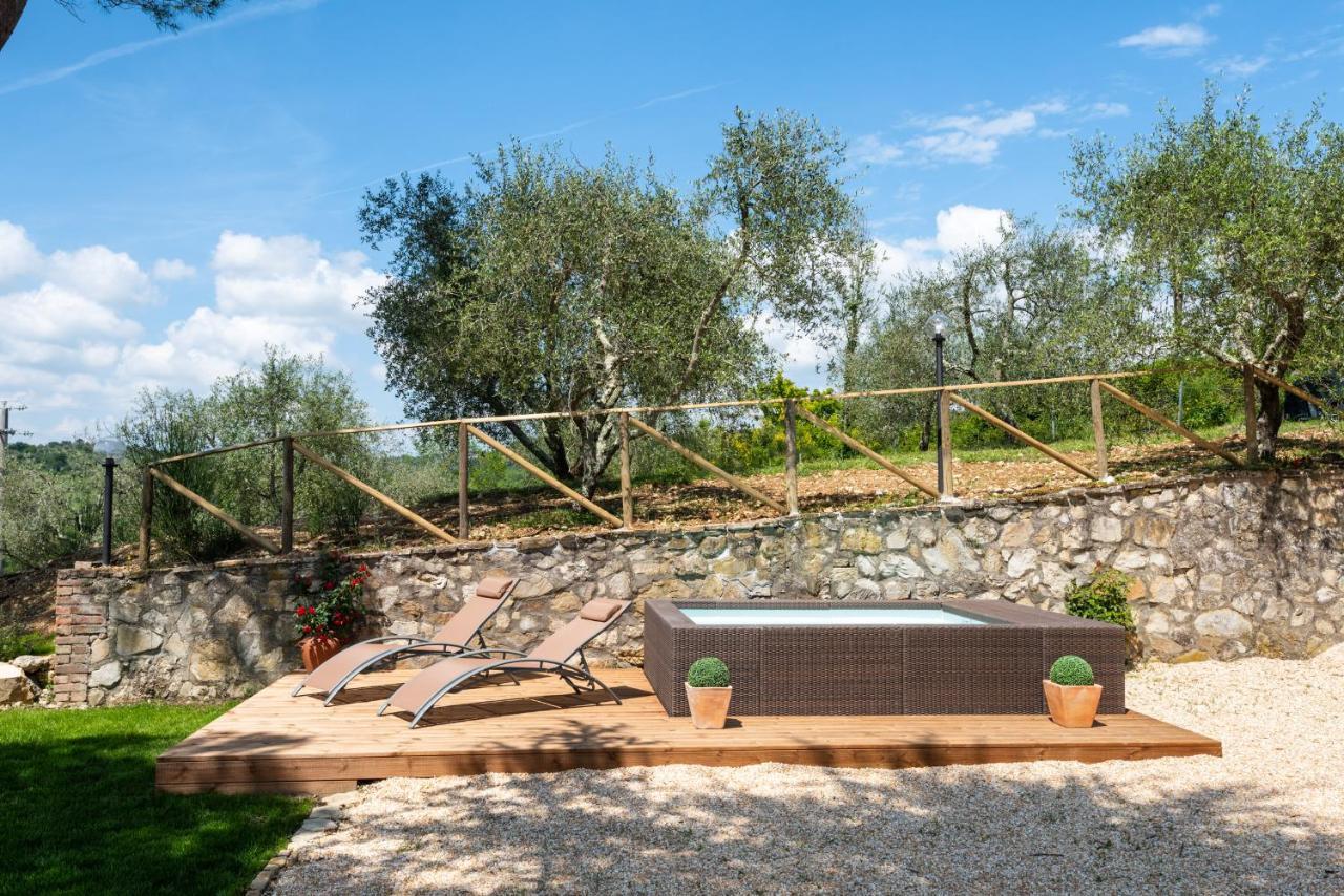 Villa Il Campo Degli Ulivi Ponte A Bozzone Exteriör bild