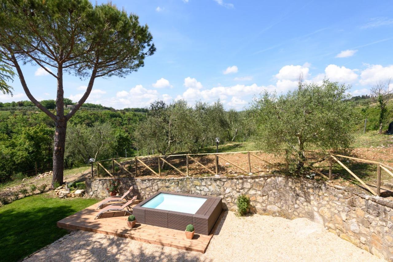 Villa Il Campo Degli Ulivi Ponte A Bozzone Exteriör bild